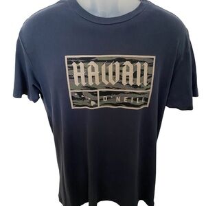 O’NEILL Hawaii Surf Hawaii’s Islands Tee Shirt Men M Medium Modern Fit